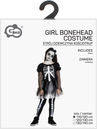 Djevojački kostim kostur 110–120 cm