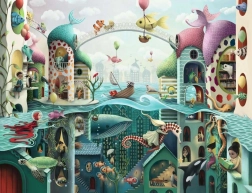 Ravensburger puzzle 2000 dijelova – If Fish Could Walk