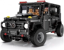 Konstrukcijski set terenskog automobila 1:10, 1722 dijela – crna