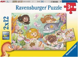 Ravensburger puzzle vile i sirene 2×12 dijelova