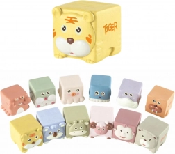 Set mekih senzoričkih kocaka sa životinjama, 12 kom
