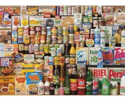 Puzzle GIBSONS Godina 1980 Shopping košarica 1000 dijelova