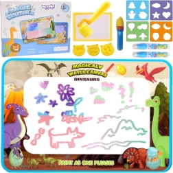 magična vodena podloga za crtanje XXL 100 × 80 cm s pečatima i brojevima