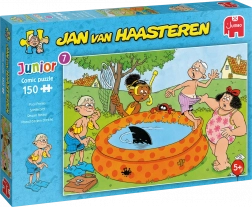 Puzzle JUMBO Jan van Haasteren Junior: Nestašluci kod bazena 150 dijelova