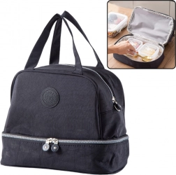 Izolacijska termotorba s podesivim remenom crna 27 cm