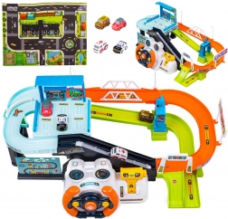 Parkirna garaža Woopie s interaktivnim volanom i 4 autića