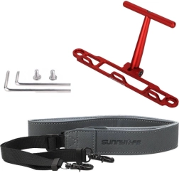 Držač s remenom Sunnylife za upravljač DJI RC / RC 2 crveni