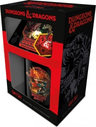Poklon set Dungeons & Dragons – šalica, podložak i privjesak