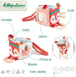 Aktivna kocka Lijatica Alice od Lilliputiens za djecu od 3 mjeseca