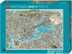 Puzzle HEYE 2000 dijelova – grad glazbe