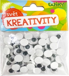 Pokretne oči 12 mm, 80 kom