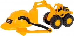 Građevinski set s kacigom i bagerom za djecu