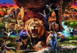 Clementoni puzzle Sastanak životinja 1500 dijelova