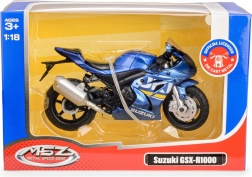 model motocikla 1:18 suzuki gsx‑r1000 plavi