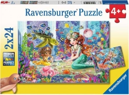 Ravensburger puzzle Morske sirene 2×24 dijelova
