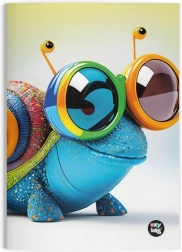 Bilježnica A4 s crtama Puž