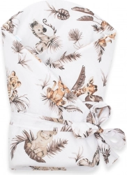 Dječja pamučna povojnica New Baby Safari 80 × 80 cm