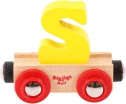 Bigjigs Rail drveni vagon – slovo S