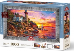 ART PUZZLE Puzzle s okvirom i ljepilom Prekrasan zalazak sunca 1000 dijelova