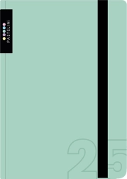 Tjedni planer A6 2025 Pastelini zeleni