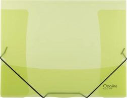Mapa s gumicom OPALINE zelena A4