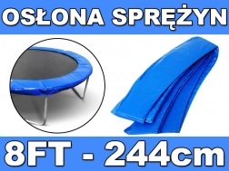 Zaštitni rub za opruge za vrtni trampolin 244 cm (8 FT) – plavi