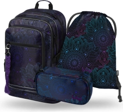 Set školskih potrepština Cubic Zen: Ruksak, Pernica i Vrećica