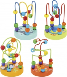 TOOKY TOY drveni motorički labirint s perlicama