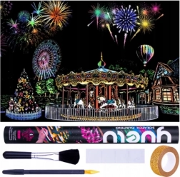 Strugalica slika Zabavni park 75x52 cm