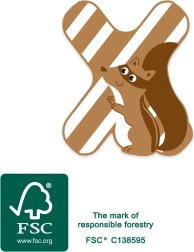 drveno slovo x small foot