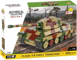 Model tenka Tiger II Königstiger od plastičnih kockica