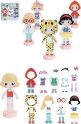 Vilac magnetska odijevna slagalica – dizajnerica Mia, drvena lutka 22 cm