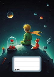 Bilježnica A5 s crtama 40 listova Mali princ