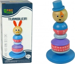 Drvena edukacijska piramida Pas s šeširom