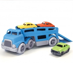 tegljač s autićima Green Toys – dvokatni transporter od reciklirane plastike