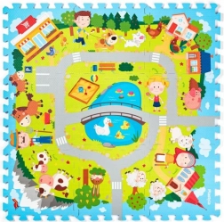 Pjenaste puzzle Selo 29 × 29 cm PLASTICA