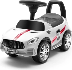 BABY MIX Racer ride-on with sound – white