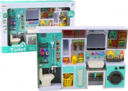 Dječji kupaonski set 4u1 – tuš, WC, perilica rublja i dodaci