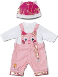 BABY born cat jumpsuit with hat for 43 cm dolls