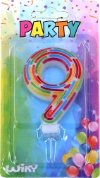 Rođendanska svjećica broj 9 – crtice