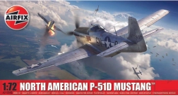 Plastični modelarski komplet zrakoplova NORTH AMERICAN P-51D MUSTANG 1/72