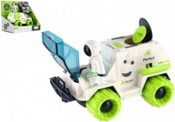 Set svemirskog auta na inercijski pogon s astronautom i satelitom