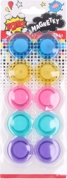 Šarene okrugle magnete 3 cm - set od 10 kom