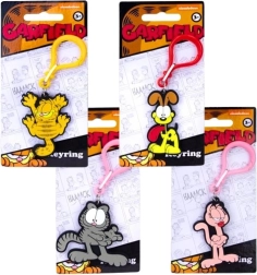 garfield 2d pvc privjesak za ključeve – 4 motiva
