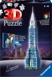 Ravensburger 3D puzzle Chrys svjetleća Noćna Edicija s LED osvjetljenjem