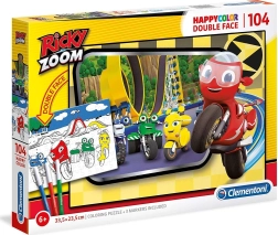 Clementoni dvostrana slagalica Ricky Zoom 104 dijelova