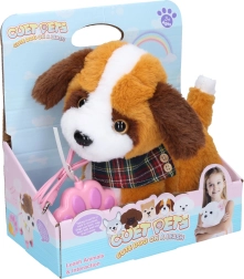 Hodajući plišani pas s efektima na kabel 22 cm