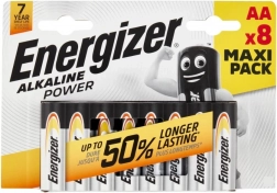 Alkalne baterije AA ENERGIZER Alkaline Power, 8 kom, blister