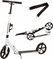 Gradski sklopivi romobil za djecu i tinejdžere, kotači 200 mm s držačem za bocu