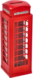 Kasica Britanska Telefonska Govornica Crvena